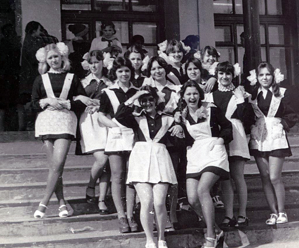 Школьная форма 70 х годов фото в ссср
