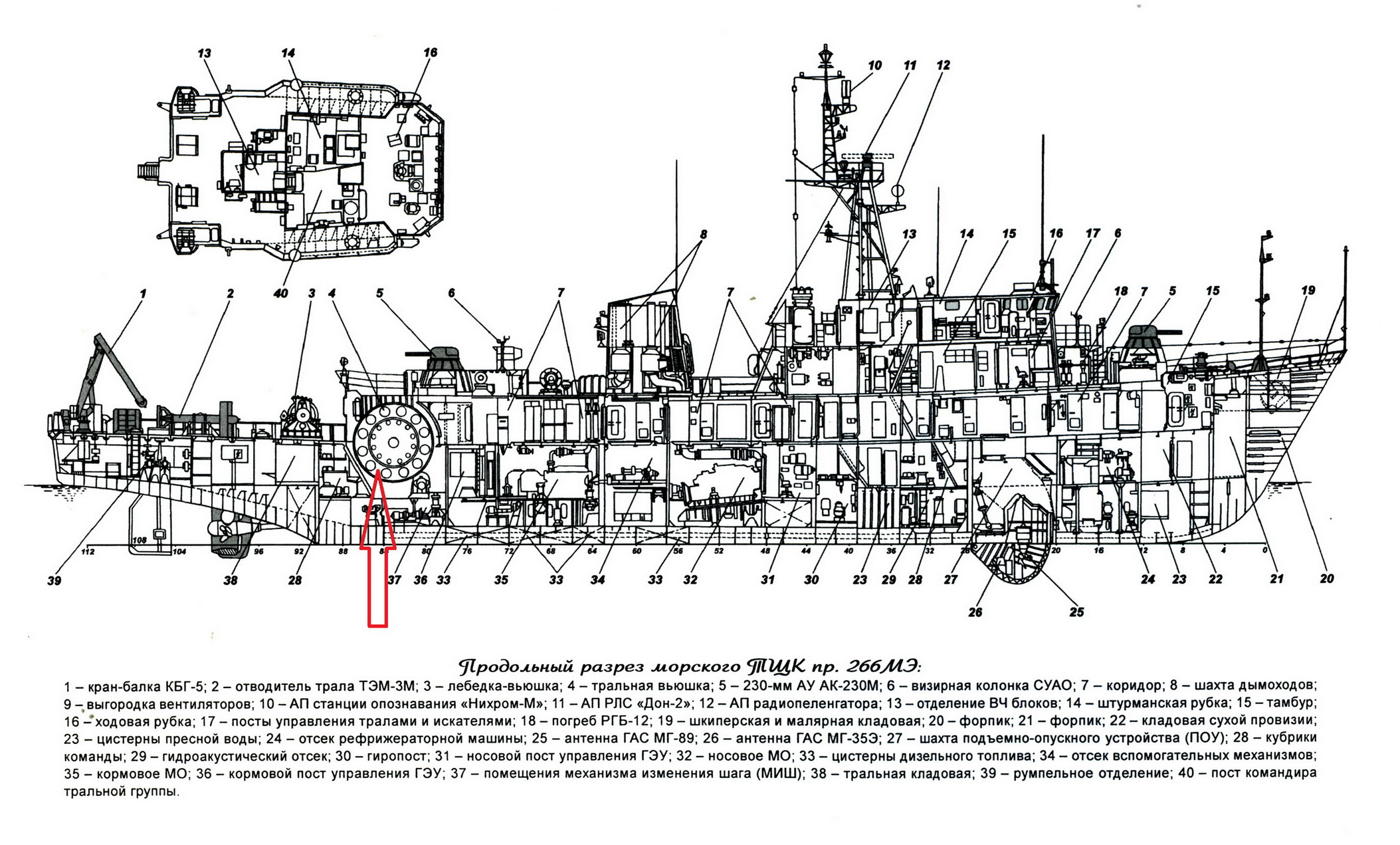 Морской тральщик проекта 266